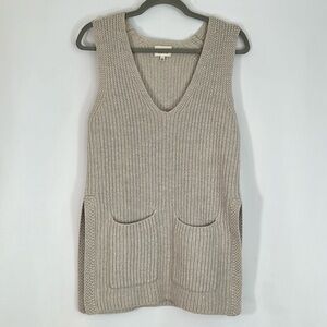 Wilfred Aritzia 100% Wool Sleeveless Chartres Sweater Top